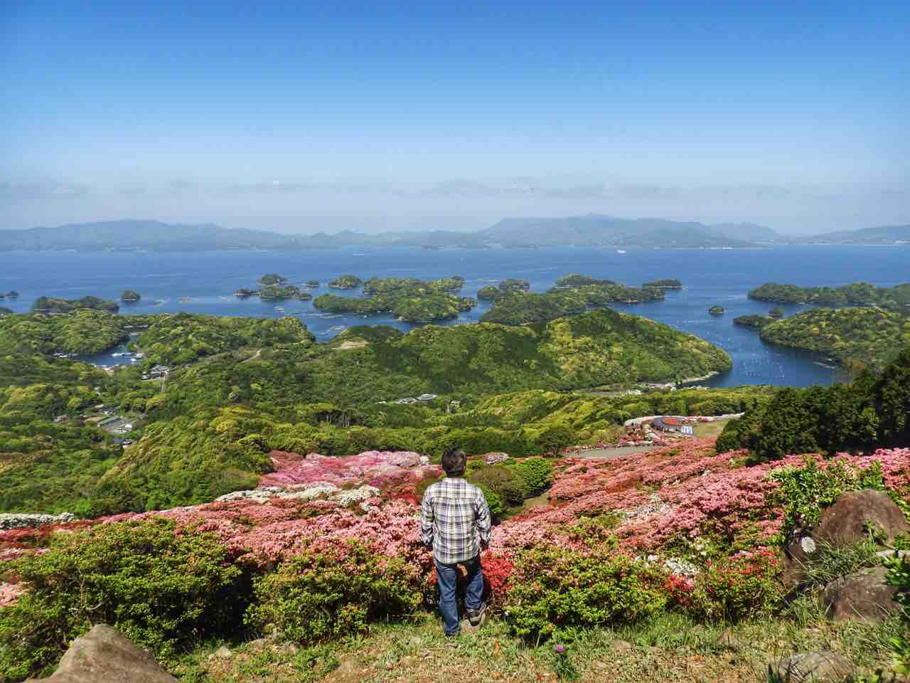 長崎 九十九島を見下ろすつつじの絨毯 長串山公園 何度でも訪れたい日本の風景