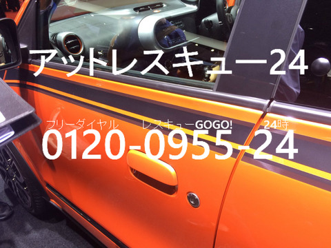 RENAULTトゥインゴGT 左ドア鍵穴
