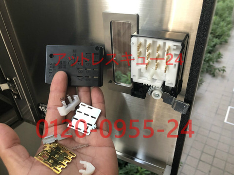 郵便ポスト番号合わせテンキーボタン鍵開け修理