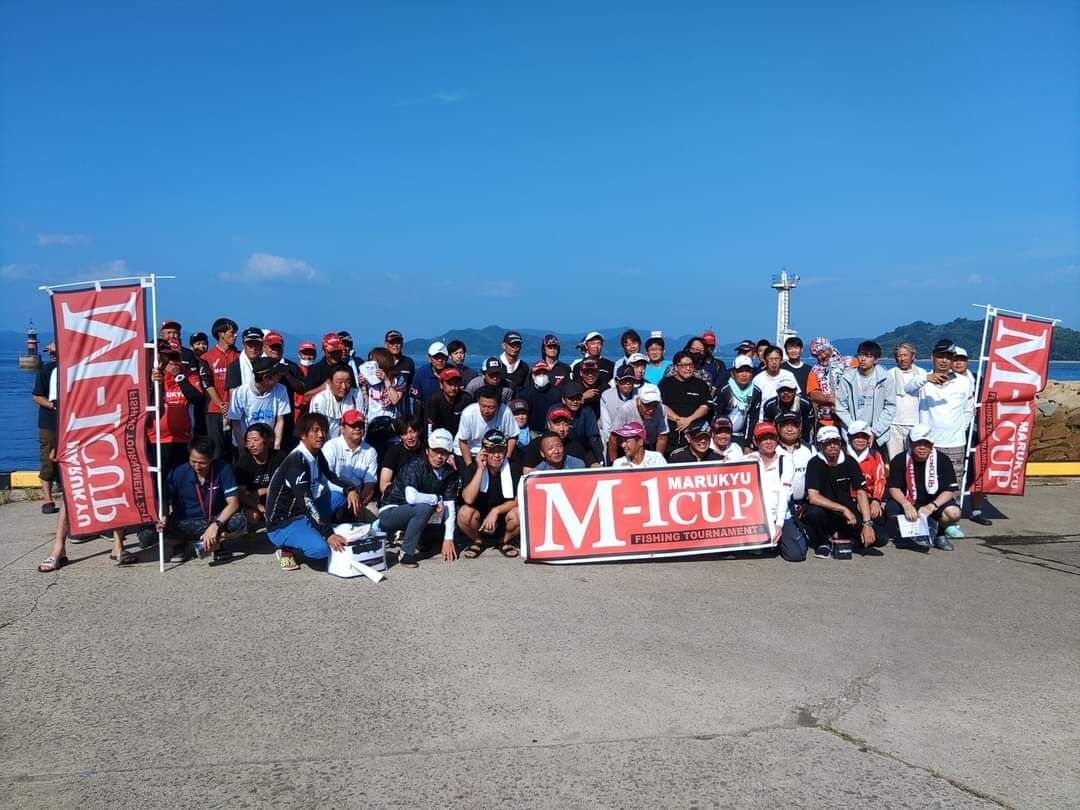日曜日の愛媛県今治沖でのM-１カップチヌの予選会は