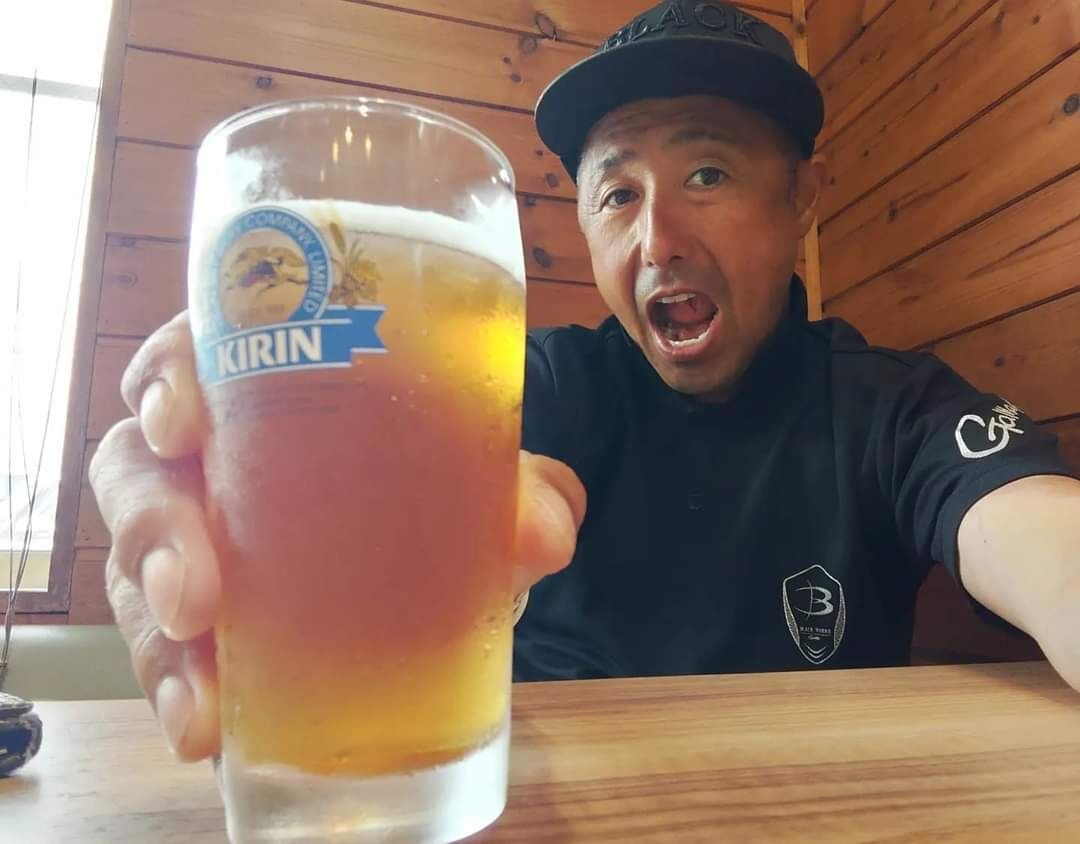 とりあえず｢８番らーめん｣で、冷麺&餃子&ビール🍺で反省します‼️