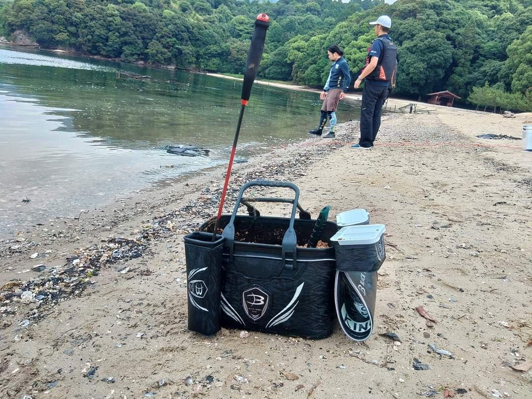 最高のマキエサが出来ました‼️　　　今日は渚でチヌ釣りです😉🎵