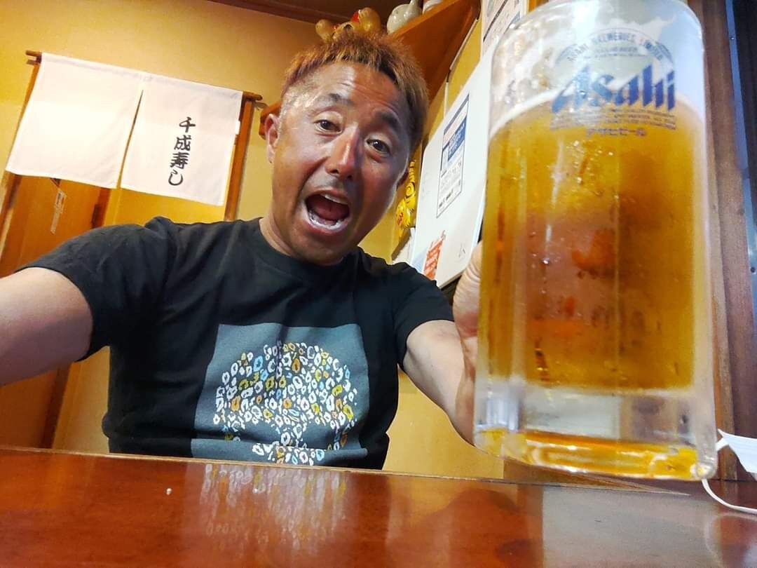 ｢千成寿司｣で水分補給🍺&反省します‼️