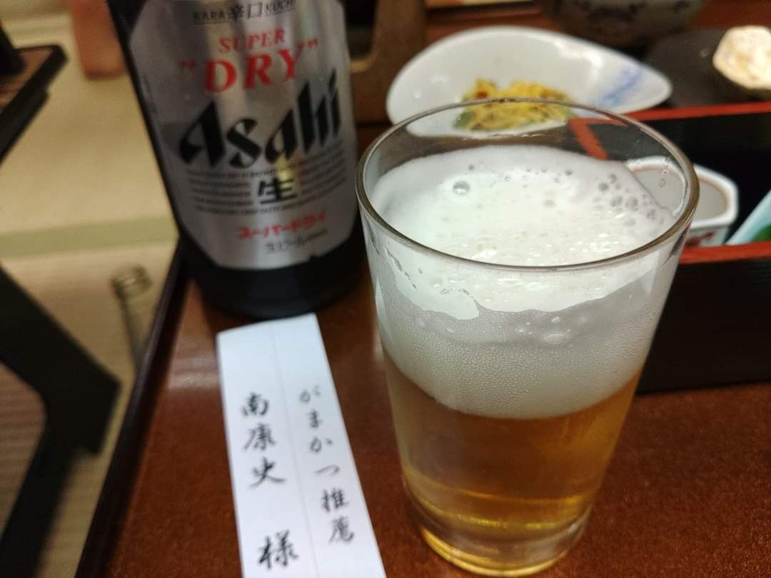 気が付いたら広島でビール🍺でした😉🎵