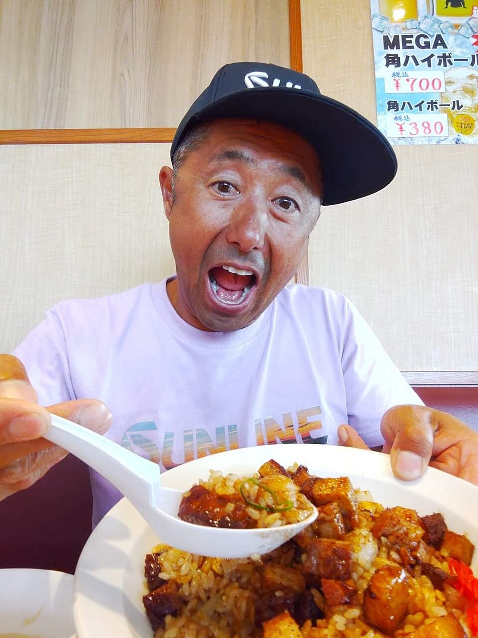 肉撃焼豚炒飯めっちゃ美味かったー😍💞