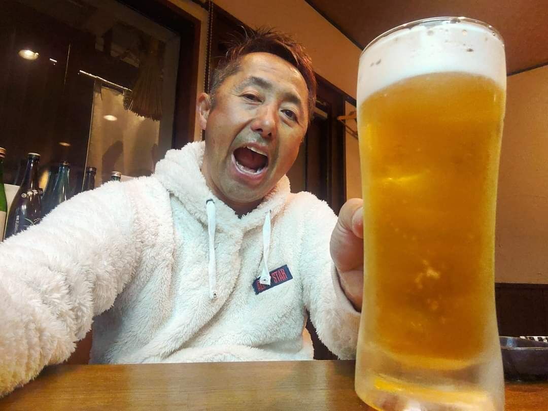 刺身&肝&生ビール🍺めっちゃ美味ぇー😍💞