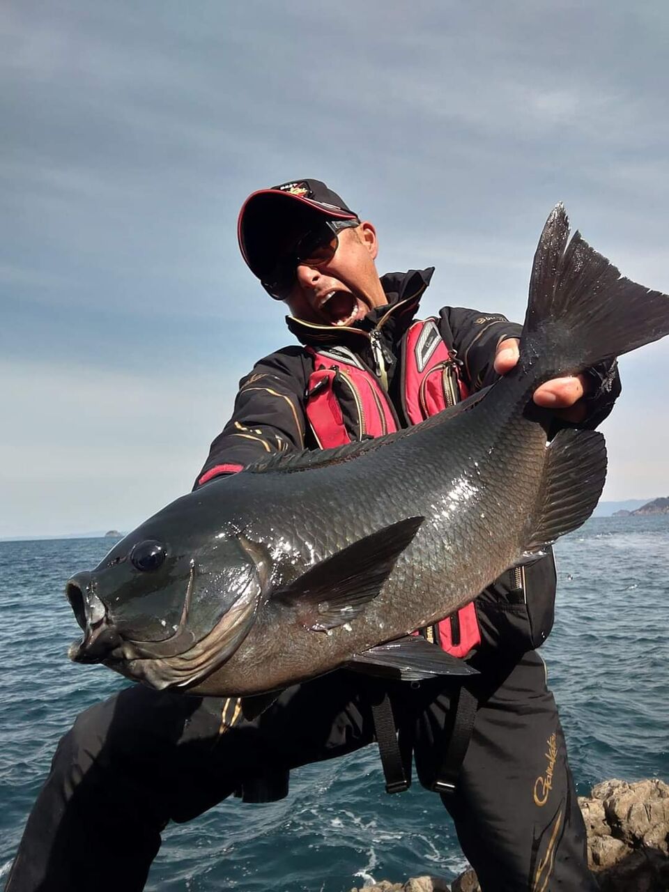 昨日の愛媛県宇和島の日振島でのグレ釣りは