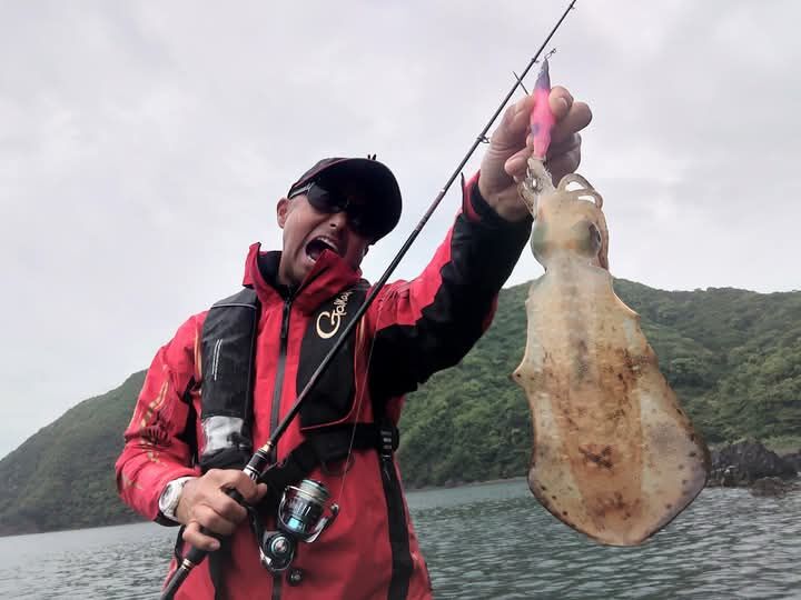 昨日の高知県須崎沖での春イカエギングは