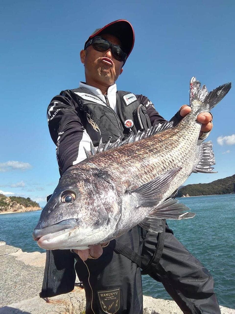 日曜日の岡山県玉野沖でのチヌ釣りは