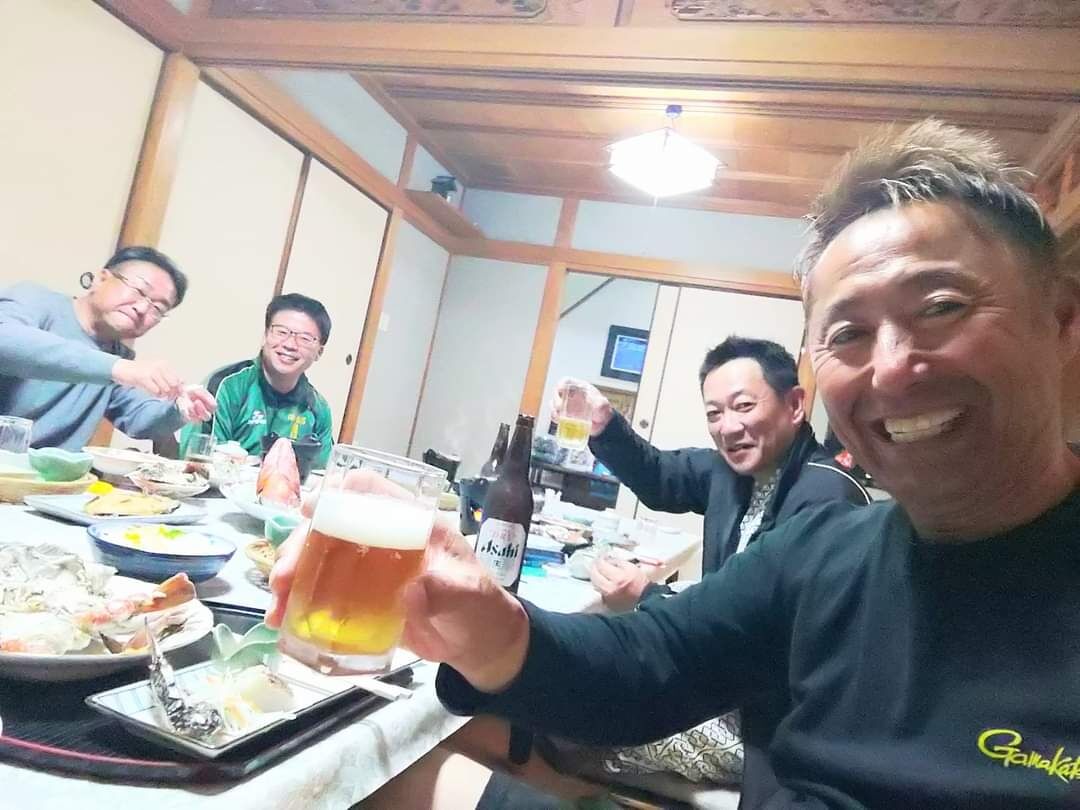 いつも福山沖で渡船をお願いする、走島の
｢民宿釣船　太進館｣に宿泊しました‼️
