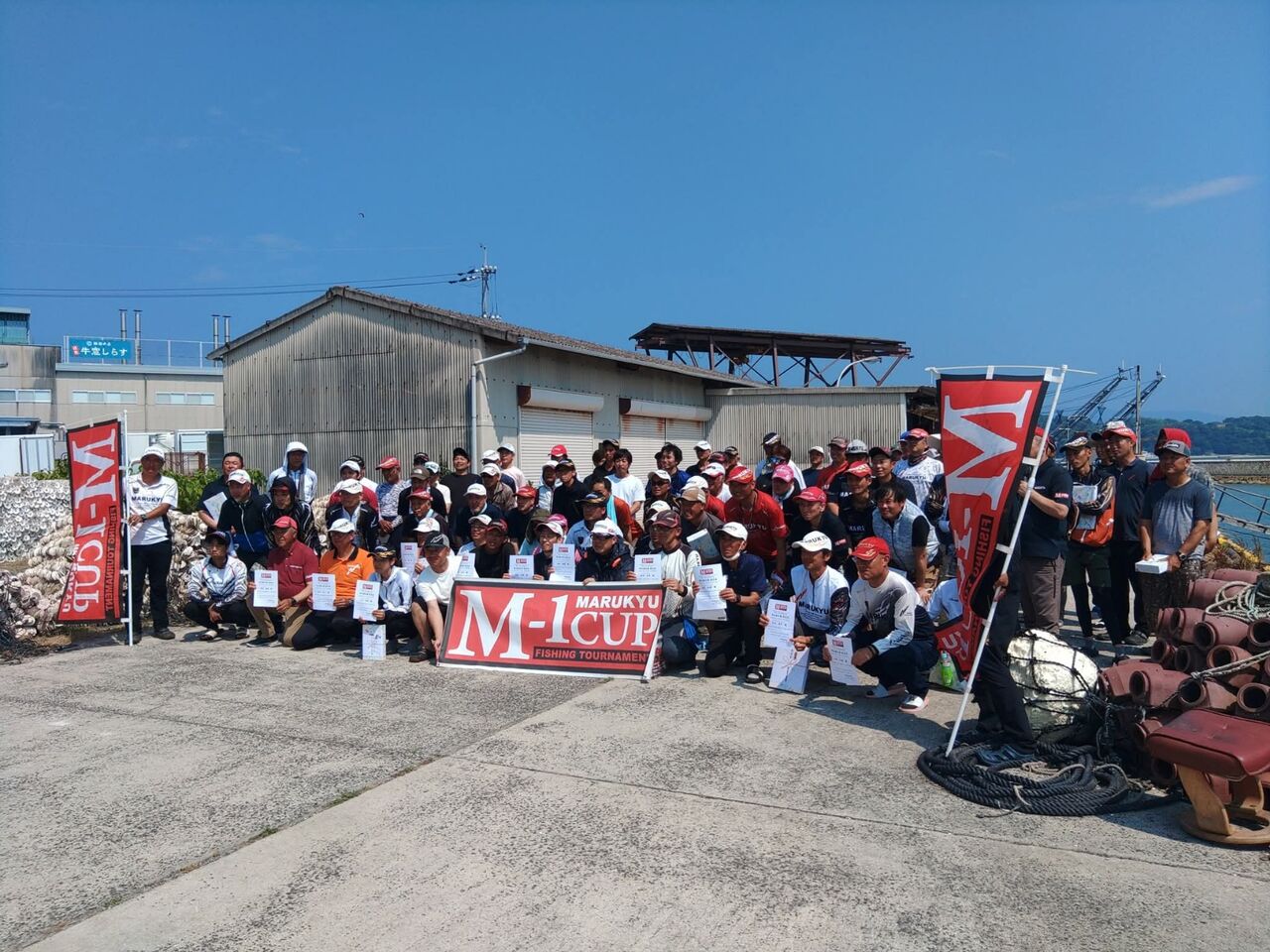 昨日は岡山県牛窓沖にて、マルキューM-１カップチヌ牛窓予選会場の大会運営役員でした。