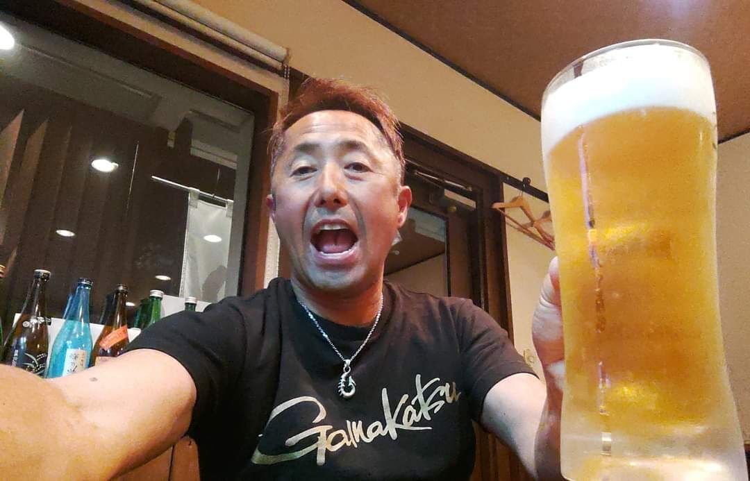 焼鳥皮&ねぎま&砂ずり&フランクフルト…&生ビール🍺めっちゃ美味ぇー😍💞