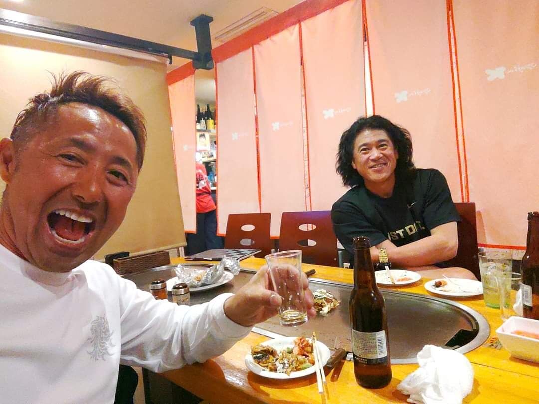 九州からJHOさん御一行が広島に来てくれて、昨晩はお好み焼&ビール🍺