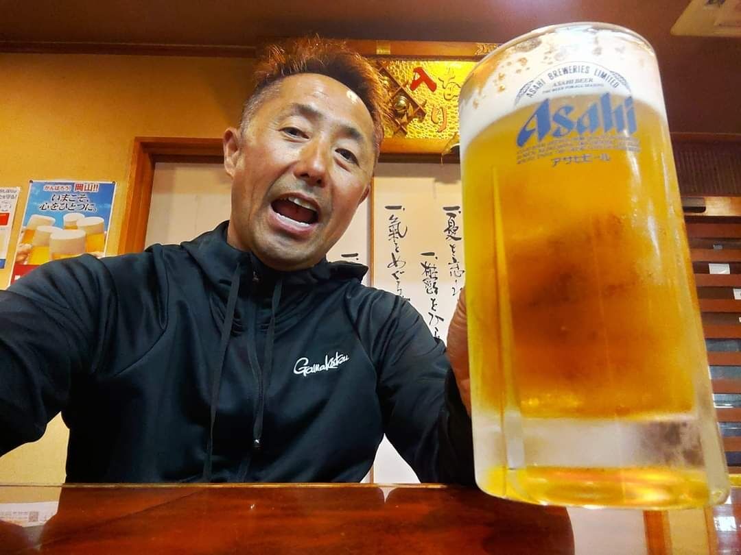 海鮮丼&生ビール🍺めっちゃ美味ぇー😍💞