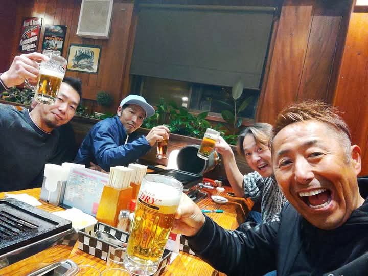 昨日はClubG´sメンバー達が近所の｢焼肉トヤマ｣に連れて行ってくれました🍺