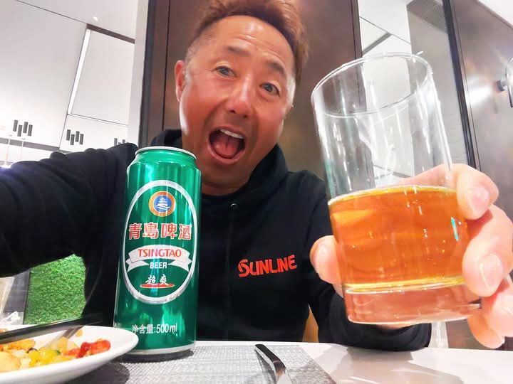 中国深圳、毎日朝昼晩と３食広東料理❓&水代わりの青島ビール🍺は最高に美味かった😍🎵