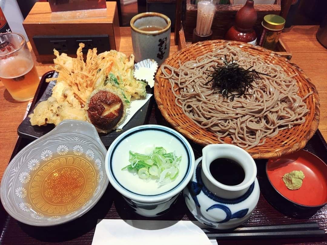近所のイオンモール倉敷の｢そじ坊｣に蕎麦食べに行った😉🎵