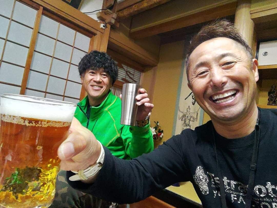 気が付いたら、長崎県宮之浦でビール🍺です😉🎵
