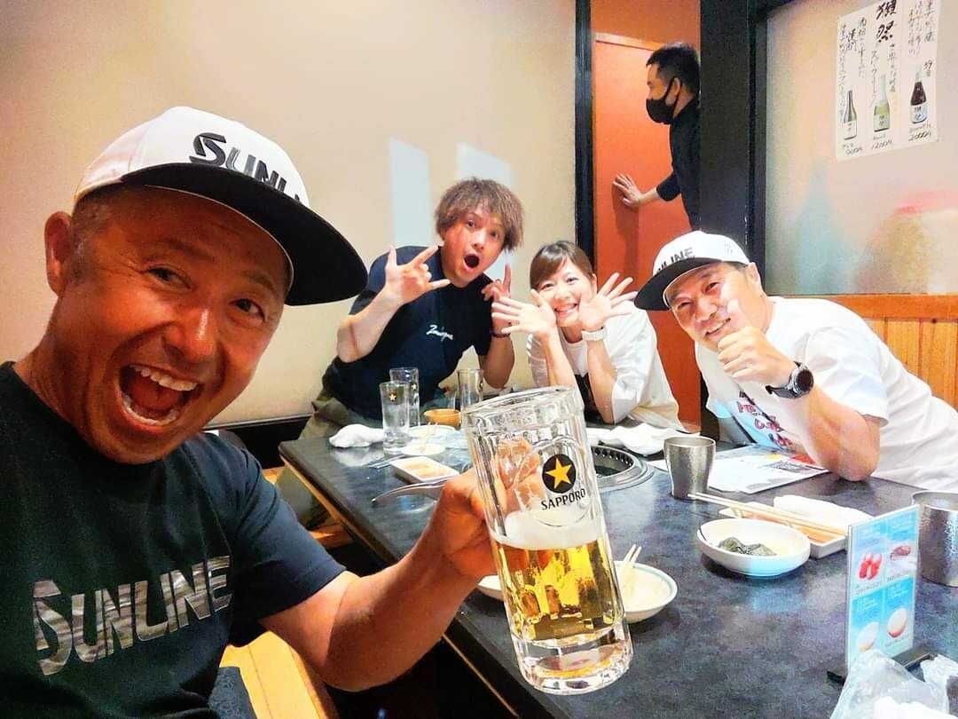 昨日は釣り仲間が近所の｢焼肉ハウス十楽｣に連れて行ってくれた😍🎵