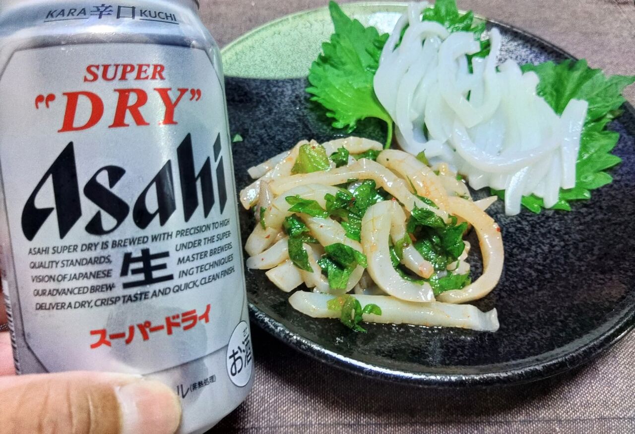 釣りたて&１度冷凍してからのイカ三昧😍🎵