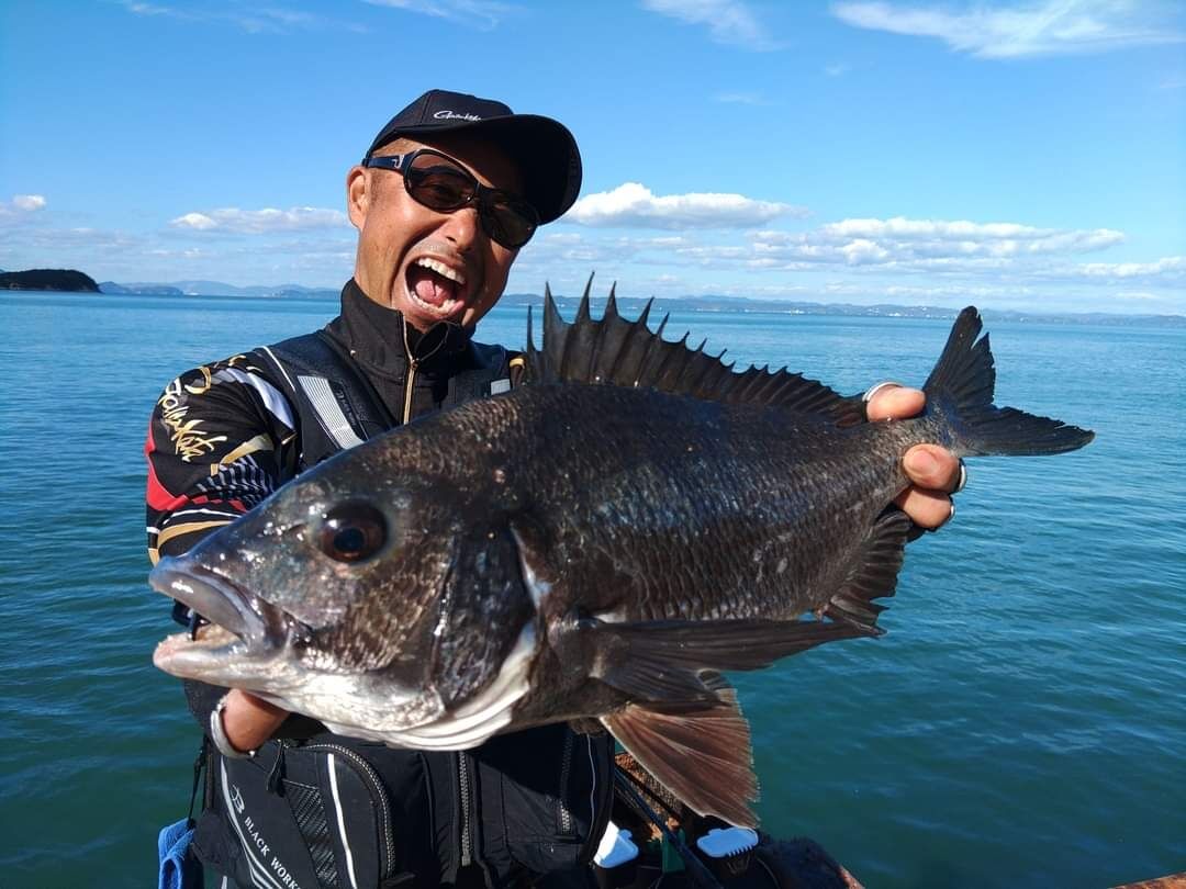 日曜日の岡山県玉野沖でのチヌ釣りは
