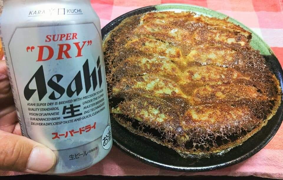 餃子&ビール🍺めっちゃ美味かったー😍💞
