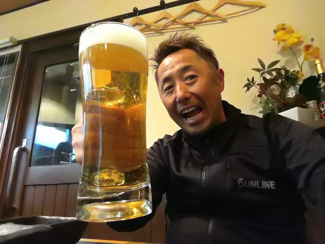 サザエの刺身&壷焼き&生ビール🍺めっちゃ美味ぇー😍💞