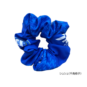 シュシュ千鳥格子