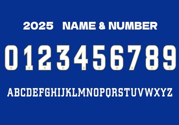 ネーム&ナンバー(ホーム)