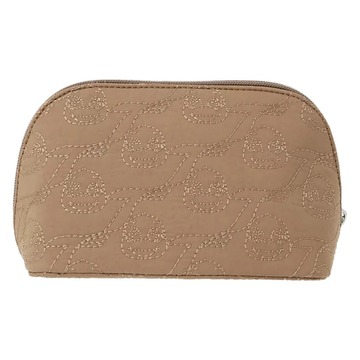 キルティングポーチ　ブラウン