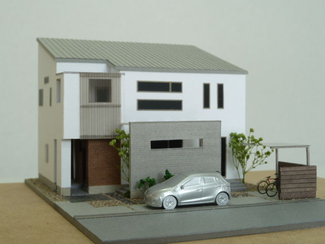 住まいづくりコンシェルジェ出動 まもなくお引渡し プレゼントの模型が出来ました 住まいづくりコンシェルジェ出動 まもなくお引渡し プレゼントの模型が出来ました