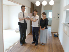 完成模型お引渡し