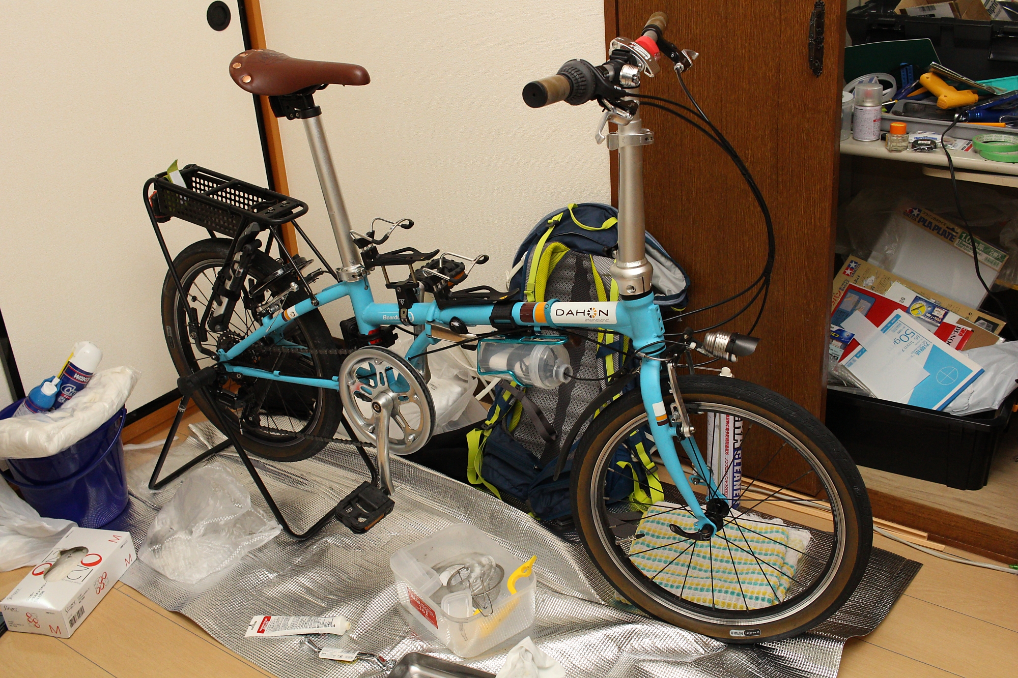 DAHON Boardwalk D7 2016のホイールをP8用に : Naoログ