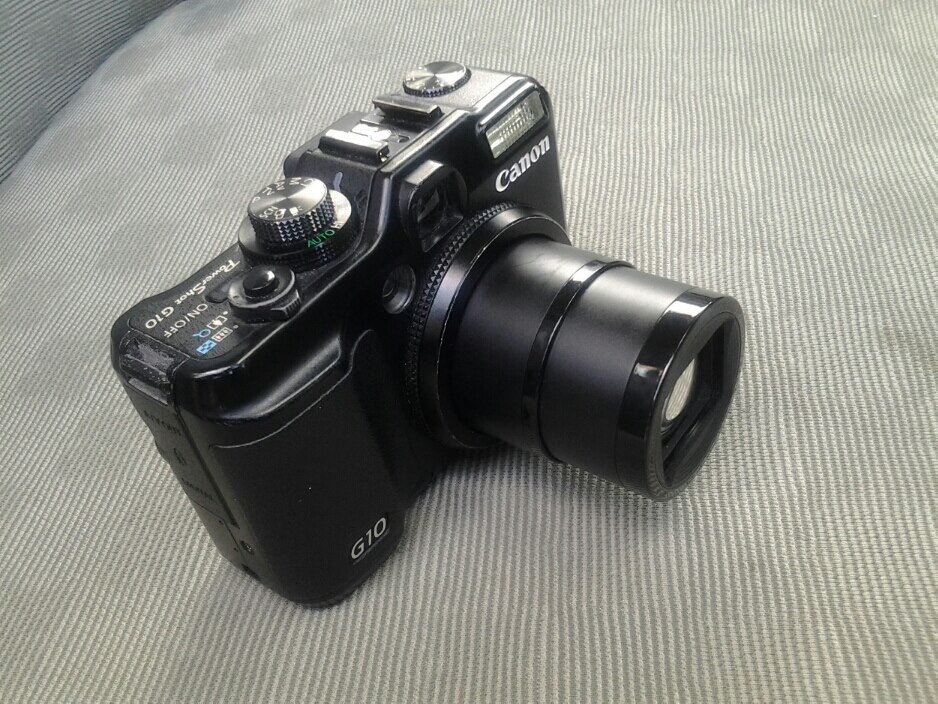 ジャンク□Canon PowerShot G10 (シリアル不明)□□バッテリーなし