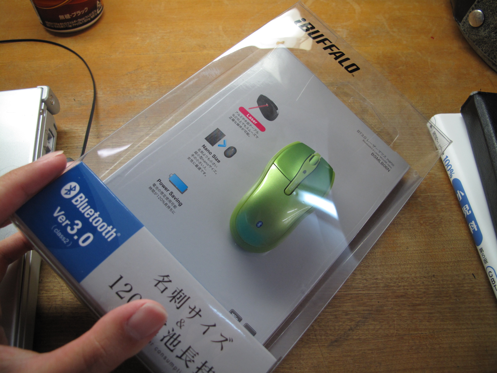 Android Ibuffaloの小型bluetoothマウス Bsmlb06ngr を買ってみた Naoログ