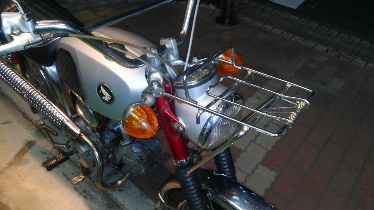 CL90のリアキャリア : オールドホンダ遊び