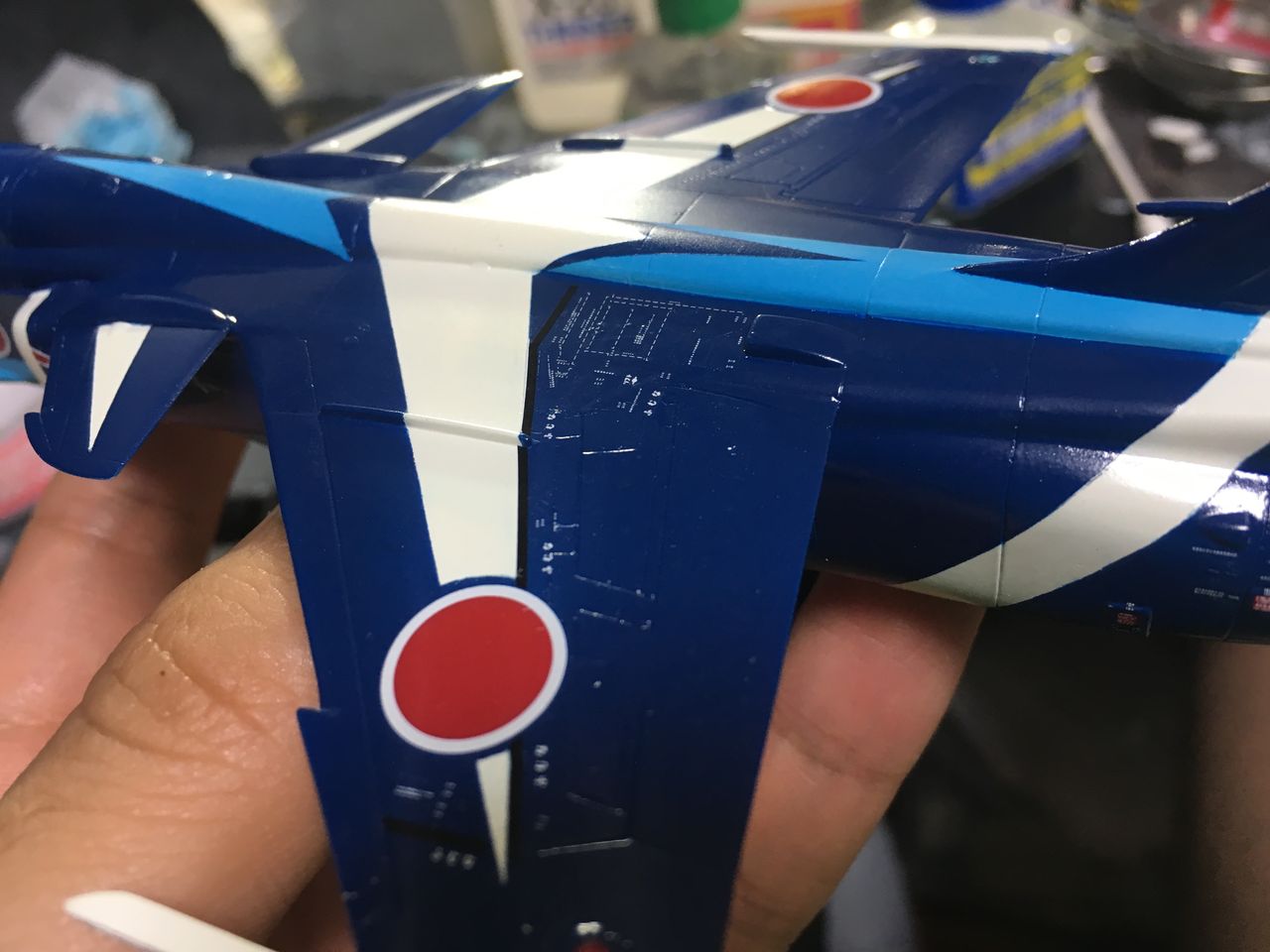 ブルー・インパルス クリーチャー 2枚セット ハセガワ 1/72 三菱 T-2 CCV / ブルーインパルス 計2個 - メルカリ