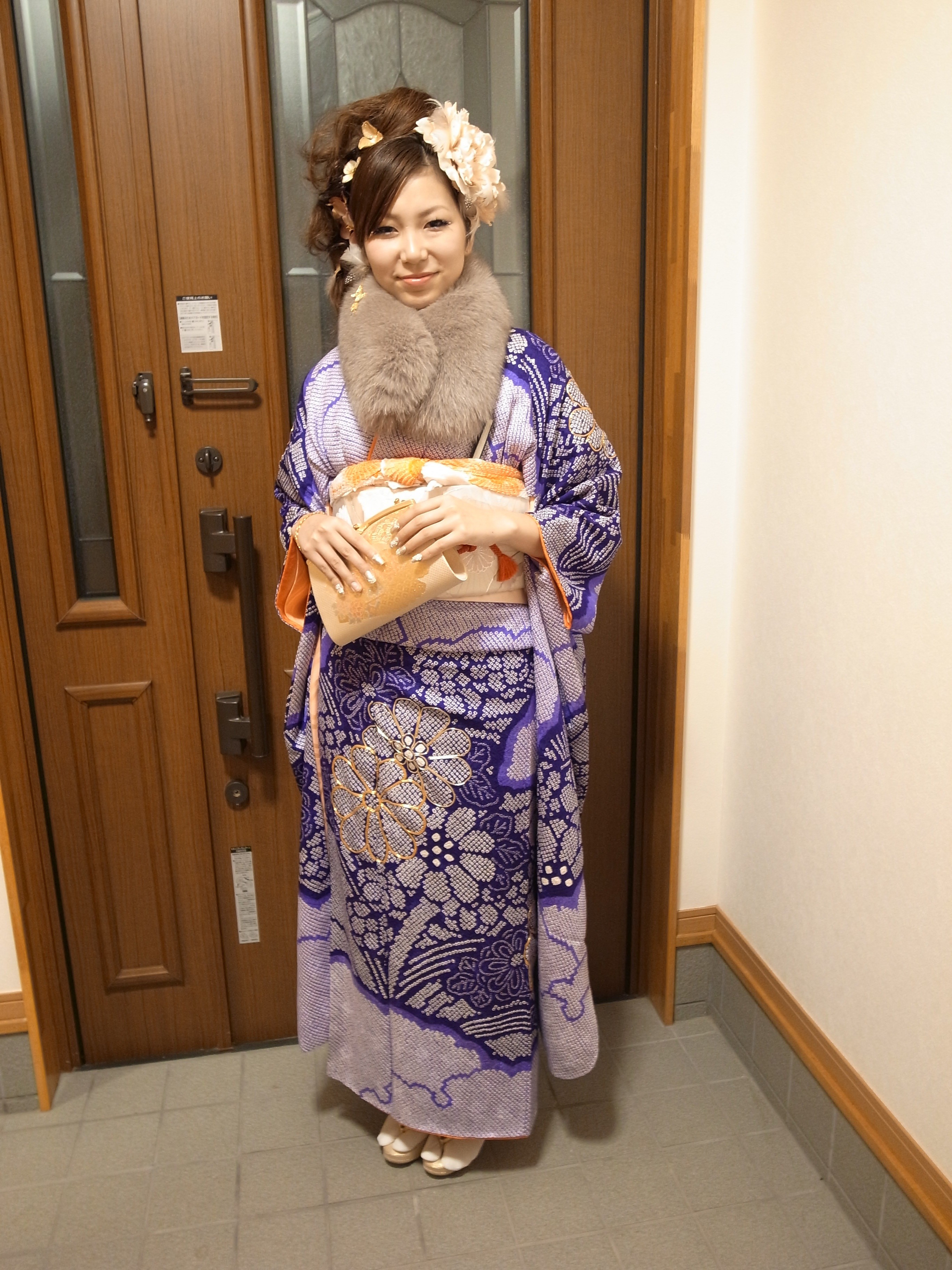 成人式髪飾り 枯れない花のアトリエ Cocochiのコサージュ