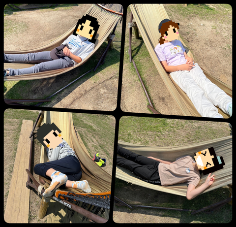 ハーブ園　ハンモック