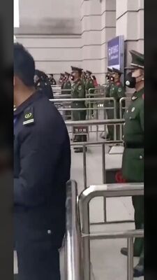 閉鎖された武漢