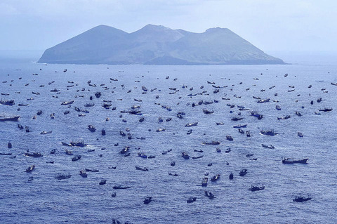 尖閣諸島周辺の現在の画像