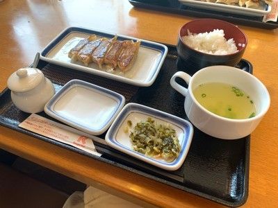 リンガーハットの餃子定食