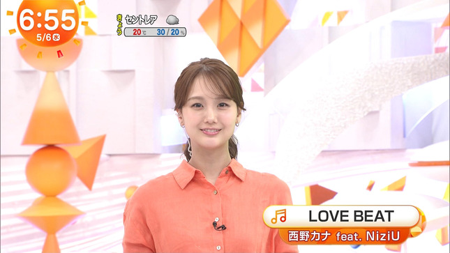 井上清華 めざましテレビ 2