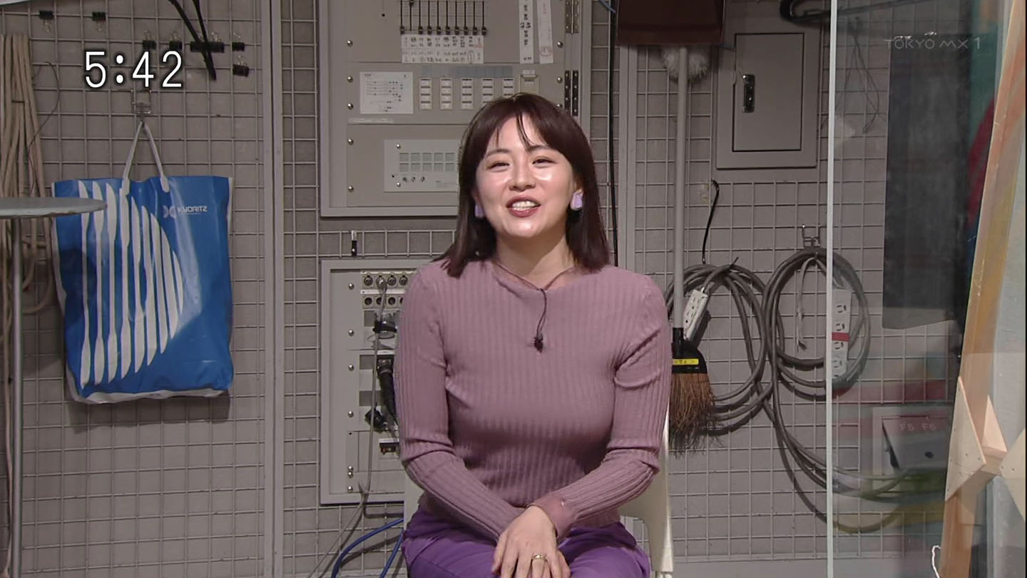 大橋未歩　エロ 大橋未歩アナ ピチピチニットで巨乳くっきり！！ : アナきゃぷ速報