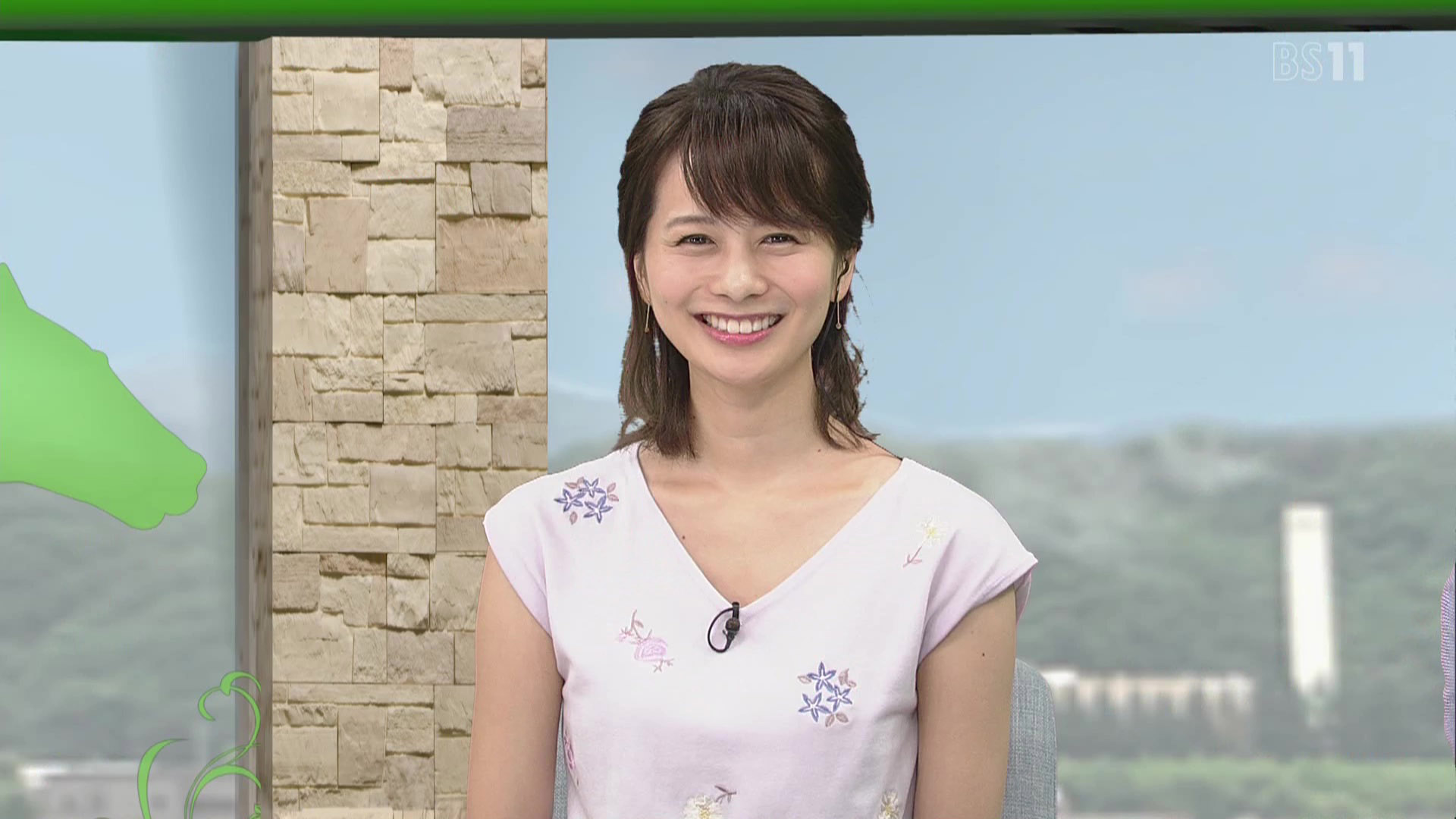 高見侑里アナと高田秋キャスター ノースリーブ脇 アナきゃぷ速報