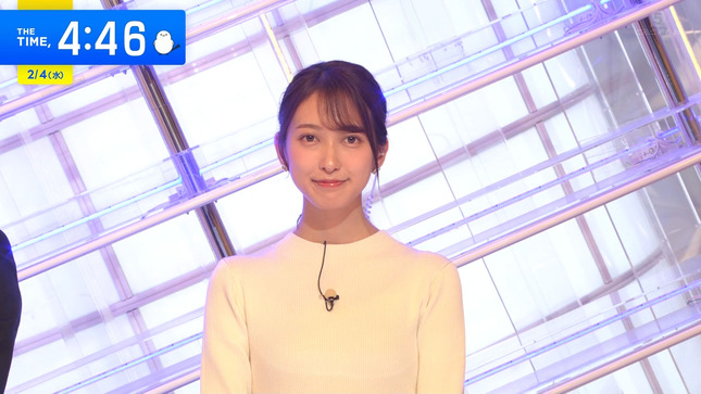 佐々木舞音アナ　セクシーニットの豊乳！！