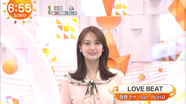 井上清華 めざましテレビ 10
