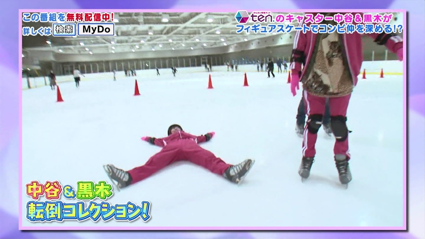 中谷しのぶアナ 黒木千晶アナ フィギュアスケートで恥ずかしい格好 アナきゃぷ速報