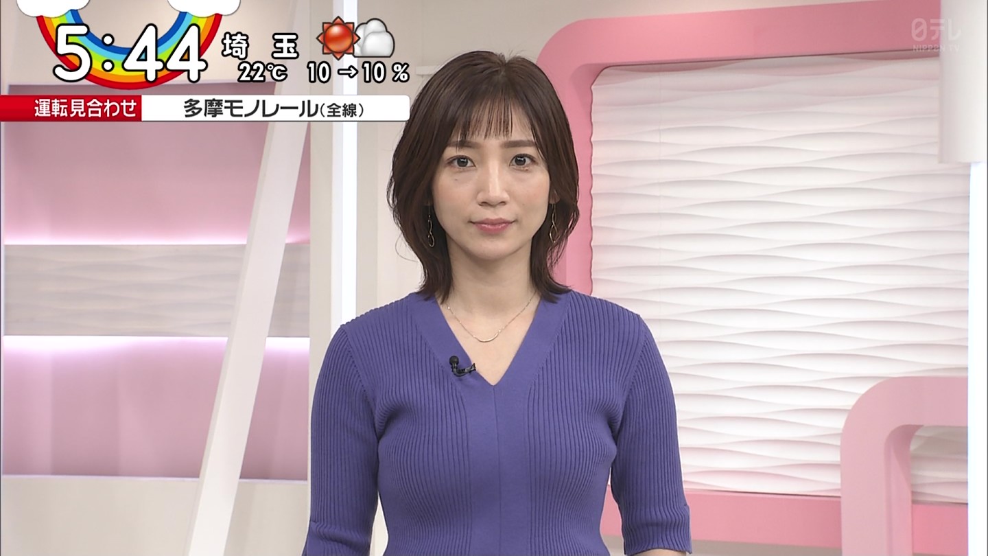 内田敦子　おっぱい 内田敦子アナ シースルー ＆ ニット乳！ : アナきゃぷ速報