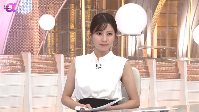 堤礼実アナ　ノースリーブ脇！！